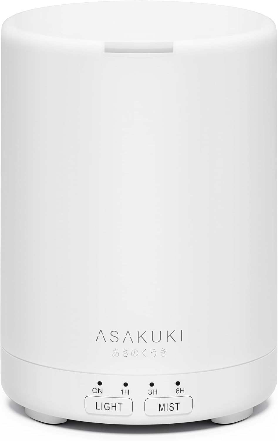 ASAKUKI Essential Oil Diffuser for Home, 300 ml Humidifier with Automatic Shut-Off, Quiet Aromatherapy Diffuser with 7 LED Lights for Living Room, Kitchen, Bedroom, Hotel, Gift for Mom - Pure White