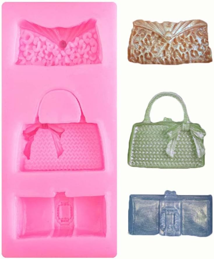 Handmade Bag Sugar Cake Chocolate Silicone Mould
