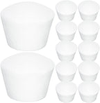 NUOBESTY 20pcs Cupcake Decorating Models for Cake Crafting Cake Molds for Practice Reusable Party Supplies for Boys and Girls and Students