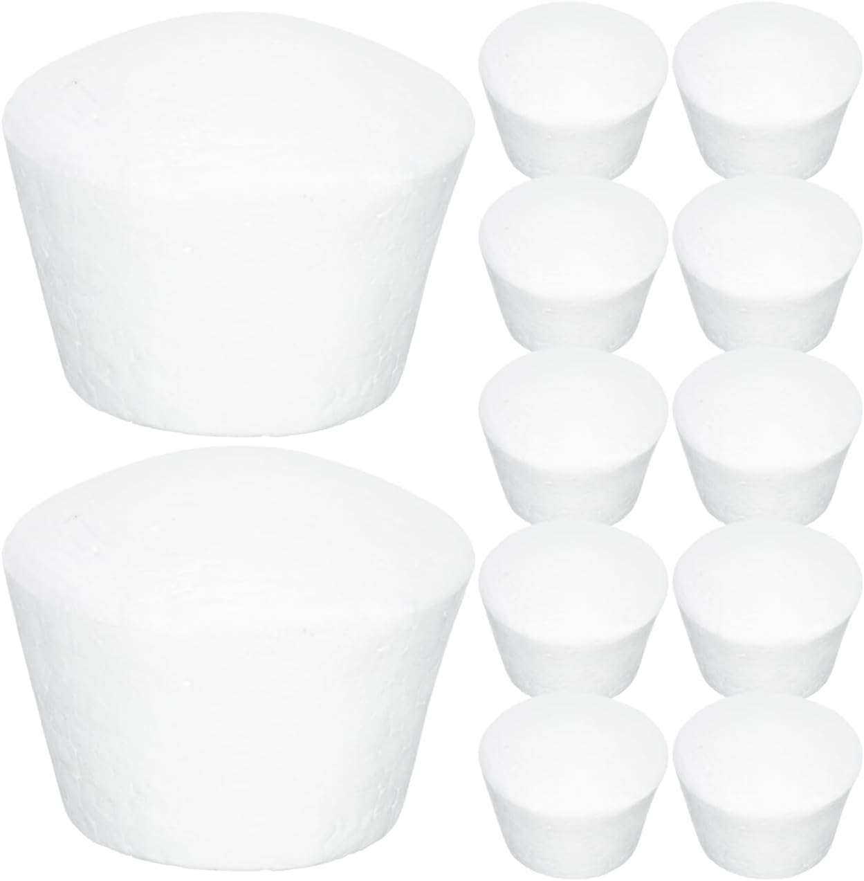 NUOBESTY 20pcs Cupcake Decorating Models for Cake Crafting Cake Molds for Practice Reusable Party Supplies for Boys and Girls and Students