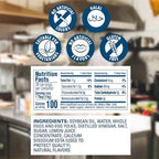 Hellmann's Real Mayonnaise Squeeze Bottle Made from 100% Recycled Plastic, No-Mess Cap, Condiment for Sandwiches, Salads, Mayo Made with Cage Free Eggs, Gluten Free, 20 oz, Pack of 12