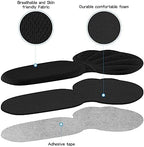 Adhesive Back of Heel Cushion Pads, Heel Grips Inserts for Boots, Too Big Loose Shoes, Reusable Heel Guards Liners for Women Men, Improve Shoe Fit