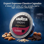 Lavazza Expert Espresso Classico Capsules – 72 Count – Medium Roast Coffee Pods Made with 100% Arabica Beans – Compatible with Lavazza Classy Mini & Classy Plus Machines