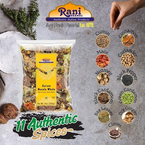 Rani Garam Masala Indian 11 Whole Spices Blend 14oz (400g) ~ All Natural, Salt-Free | Vegan | No Colors | Gluten Friendly | NON-GMO | Indian Origin