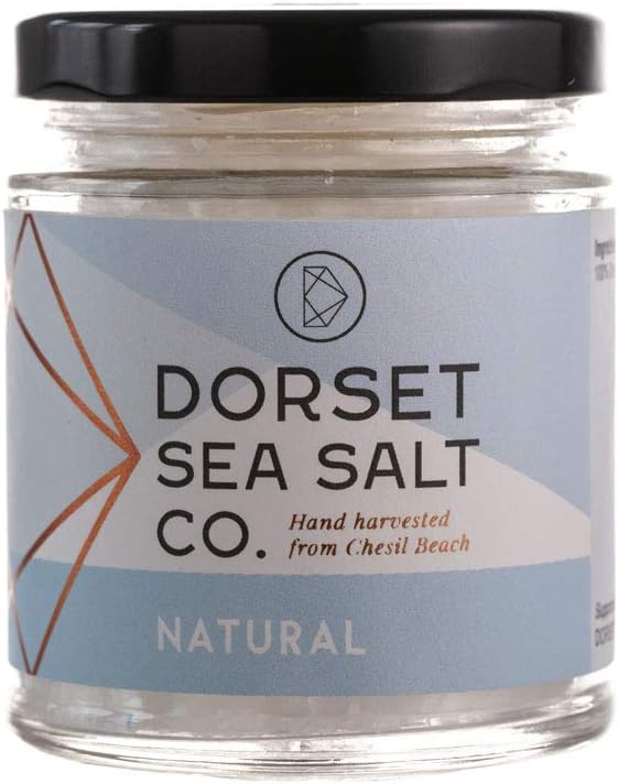 Dorset Sea Salt | 100% Natural | Hand-harvested Sea Salt - 4.4 oz Jar