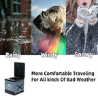 Multifunctional Foldable Portable Car Toilet Lightweight Outdoor Camping & Travel Emergency Toilet, Waterproof & Leak-Proof, Compact & Comfortable for Home, Camping, and Car Use