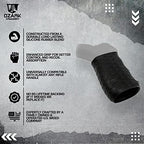 Universal Tactical Rubber Rifle Grip Sleeve - Gun Grip for Full Sized Rifles - Ergonomic Non Slip Hex Grip - Tactical Gun Grips Compatible with Most Rear Rifle & Shotgun Handles