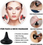Hot Stones for Massage - Hot Rocks Mushroom Shaped Basalt Massage Stone for Home Spa Relaxing and Pain Relief