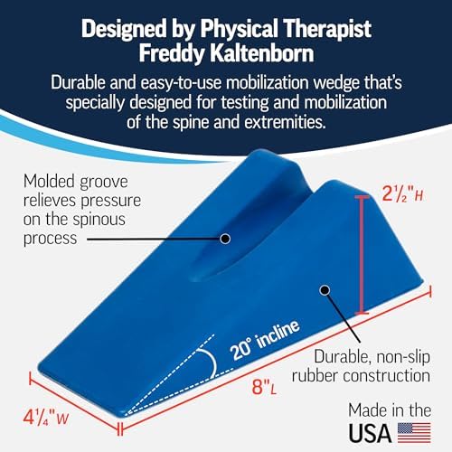 OPTP Original Kaltenborn Concept Wedge – Durable Mobilization Physical Therapy Wedges – Spine Align Wedge for Extremity Mobilization, Manual Therapy Positioning Tool