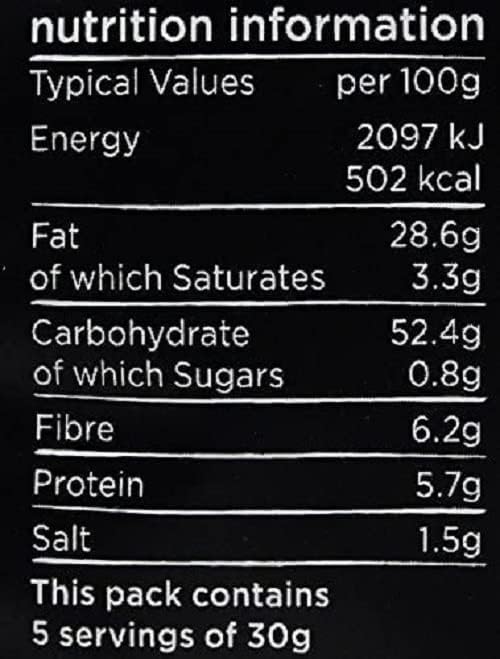 Kettle Chips Sea Salt & Crushed Black Peppercorns, 150 g