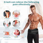 Powerful SI Joint Belt for Women and Men,Adjustable Sacroiliac Belt for Relief Sciatic,Pelvic,Lower Back,Leg and Sacral Nerve Pain,Strong Hip Brace for Trochanteric Bursitis,Sacrum Pain(Large)