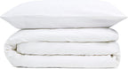 Saint Moritz Sateen Sheet Set - Queen, White - 400 Thread Count Luxury Cotton Sheets - Includes 1 Flat Sheet, 1 Fitted Sheet and 2 Pillowcases - Silky Soft Sateen Bedding