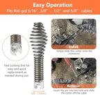 Drain Cleaner Cutter Head, 10pcs Drain Cleaner Combination Cutter Head Set, Pipeline Dredging Machine Cutting Head, Manganese Steel Drain Cutting Head Tools for Drain Augers