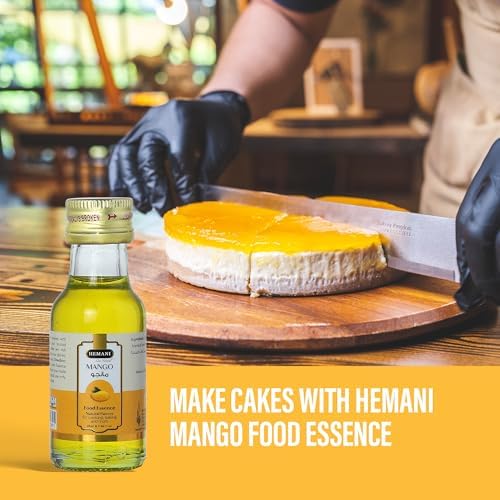 Hemani Mango Food Essence 25mL - Alcohol-Free, Halal Certified Mango Flavoring for Lassi, Cake & South Asian Desserts | Since 1949
