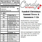 Candy Retailer Sanded Christmas Gummi Trees & Snowmen 1 Lb