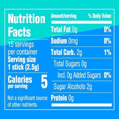 EXTRA Gum Peppermint Sugar Free Chewing Gum, Single Pack, 15 Stick