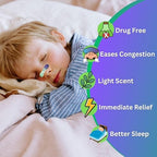 Mama's Eucalyptus Kids Nose Strips for Breathing - Hypoallergenic and Soft, Nasal Strips for Snoring - Nose Tape for Nasal Congestion Relief - Clean, Safe Snore Stopper for Sleep - 24 Count, 5+ Ages
