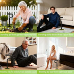Standing Aid for Seniors Stand Assist Aid Devices & Supports for Elderly Help Get Up from Floor Standing Mobility Aid Tool Rising Indoors Garden Housework Bedroom Bathroom Bedside Matte Black