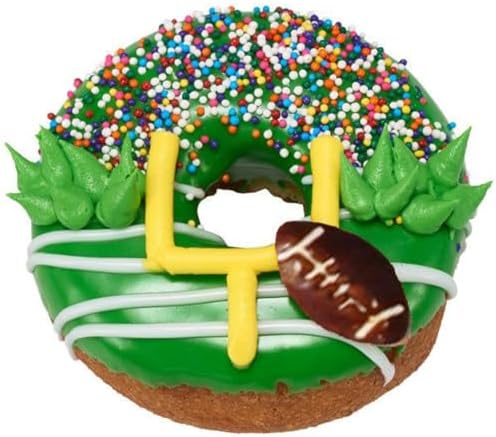 Edible Sugar Mini Football Sprinkles Cake Cupcake Toppers Cookie Decorations Sweet Dessert Sprinkle for Party Decorating,4.6oz
