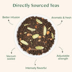 VAHDAM, India's Original Masala Chai Tea Loose Leaf (50 Cups/3.53oz) Blend Of Black Tea, Cinnamon, Cardamom, Cloves & Black Pepper | Ancient Indian House Recipe Of Spiced Masala Tea
