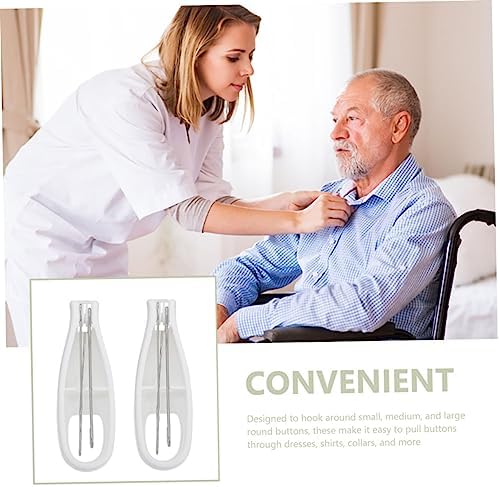 Gatuida 4pcs Buttoning Aid Tool Zipper Puller and Coat Button Assist Device Convenient Dressing Helper for Seniors and Disabled Effortless Zipper and Button Fastening