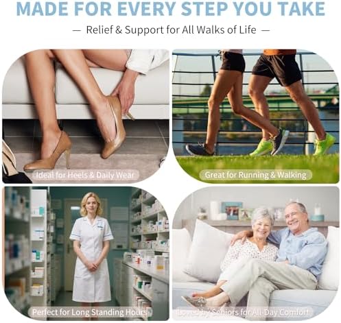 Metatarsal Pads for Women & Men – 2 Pairs Gel Metatarsal Foot Pads for Pressure Relief – Breathable Cushions for Ball of Foot, Morton's Neuroma, Metatarsalgia – Size M（Women 8-12.5；Men：7-11）