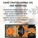 SOUL STICKS 10ml Herbal Spell Oil | 100% Pure Therapeutic Grade | Rid Yourself of Negative Energy | Undiluted Natural Oil for Diffuser, Humidifier, Relaxation, & Meditation - Jinx Removing