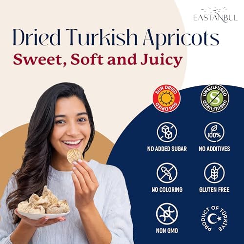 Eastanbul Turkish Dried Figs Whole, 14.5oz, No Sugar Added Whole Turkish Figs, Sweet and Soft, Premium Fruit, Guilt-Free Anjeer Dry Fruit Snack, 100% Natural, Vegan Gluten-Free, Sun Dried For Baking
