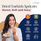 Eastanbul Turkish Dried Figs Whole, 14.5oz, No Sugar Added Whole Turkish Figs, Sweet and Soft, Premium Fruit, Guilt-Free Anjeer Dry Fruit Snack, 100% Natural, Vegan Gluten-Free, Sun Dried For Baking