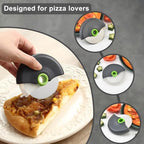 Stainless Steel Cutting Wheel with Ergonomic Comfort Grip, Safe for Dishwasher Cleaning