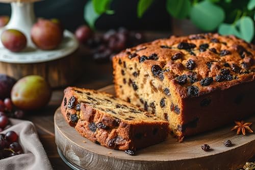 RawJoy Fresh Organic Delicious European Cranberry Raisin Walnut Loaf (Bread)