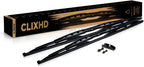 ClixWipers Heavy Duty 2-Pack 36" + 36" Replacement Windshield Wiper Blade for Truck, Bus, RV, and Equipment - Fits .5 to 2/3 Inch Saddle Arms (Set of 2)