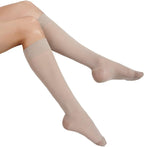 GABRIALLA 15–20 mmHg Sheer Medical Compression Socks for Women - Made in Italy Knee High Support Stockings for Circulation, Swelling Relief, Travel, Work, Pregnancy - Support Socks (Black)