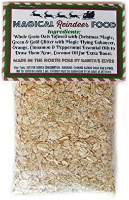 Magical Reindeer Food Magic Feed Merry Christmas Eve Happy Holiday Tradition Santa Elf Elves Rudolph Stocking Stuffer 1 Bag