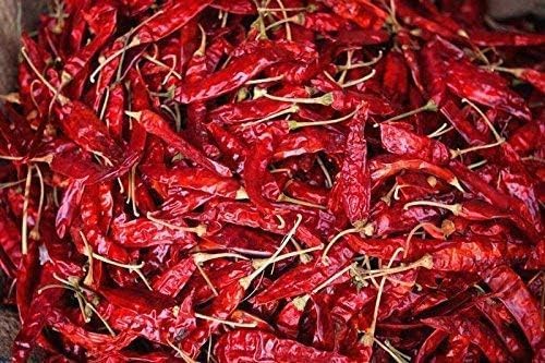 QURA Whole Mathania Red Chilli (Lal Mirch) Bold Size,Hand Sortex 400gm | Deep Red, Powerful Flavour Aroma and Taste