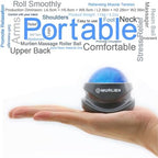 Massage Roller Ball, Tight and Sore Muscles Relief, Manual Massager, Alleviating Shoulder, Arms, Back, Legs, Calves or Muscle Tension