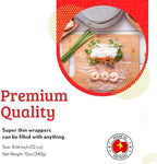 Cathay Fresh Spring Roll Rice Paper Wrappers, Rice Paper Wrappers for Fresh Rolls-25 Sheets, Non-GMO, Gluten-Free, Low Carb, Vietnamese Summer Wrap with Natural Ingredients, Veggie Wrap (Round, 25cm)