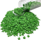 SE Si&Moos Green Grass Sprinkles for Cake Decorating Edible Grass Confetti Green Sprinkles for Cupcakes St.Patrick's Day Cupcake Toppers Edible Confetti Cake Decoration Party Wedding Baby Shower Holiday Supplies 2.47 OZ