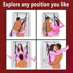 Heavy Duty Swing Door Frame Sexy Furnitures for Bedroom Hold To 300Lbs Over The Door Love Sling Adult Sex Toys for Couples Novel Romantic Accessories Frequent Flyer Women Sweatshirt Adult Swing Sex EK