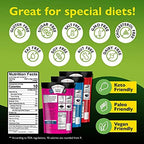 SKINNY PASTA Variety Pack - Healthy Konjac Shirataki Noodles, Low Carb Keto Pasta, Gluten Free, 6 Pack
