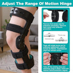 OA Unloader Knee Brace with Double Upright ACL PCL Support - Adjustable Osteoarthritis & Bone-on-Bone Pain Relief, Post Op Knee Immobilizer for Meniscus Tear, Arthritis, Sports Injuries for Men & Women (Right, X-Large)