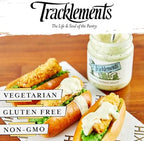 TRACKLEMENTS - Creamy Tartare Sauce - Pieces of Capers, Pickles & Crunchy Onions, Condiments for Recipes - Perfect for Lobster or Crisp Battered Cod - Vegetarian, Gluten Free - 5.64oz - Pack of 2