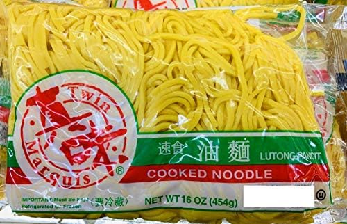 Twin Marquis Cooked Yellow Noodles 油麵 16 oz x 2 bags