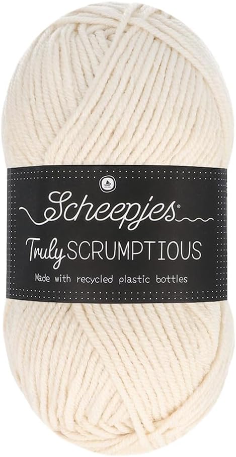 Scheepjes Truly Scrumptious Yarn, 100 g Skein, Color 386 Lemon Granita