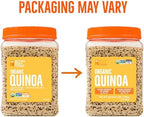 BetterBody Foods Organic Quinoa, Vegan, Gluten Free, Low Glycemic Rice Replacement, 3 Lb