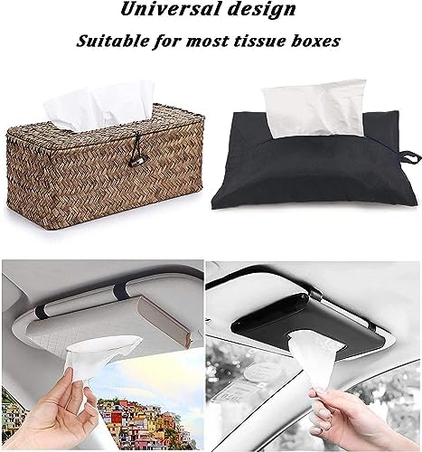 Car Tissue Refills, Auto Travel Tissue Packs, Facial Napkin Refills for Car Visor Tissue Holder - 3-Ply 36 Sheets/Pack - 6Packs