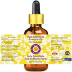 Deve Herbes Pure Spearmint Essential Oil (Mentha spicata) with Glass Dropper Steam Distilled 5ml (0.16 oz)