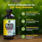 Amazing Herbs Premium Black Seed Oil - Gluten Free, Non GMO, Cold Pressed Nigella Sativa Aids in Digestive Health, Immune Support, Brain Function - 8 Fl Oz (Pack of 2)