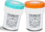 2 PCS Contacts Case Cleaner Machines, UpaClaire Daily Vision Care Manually Contact Lens Washer Cleaner Plastic