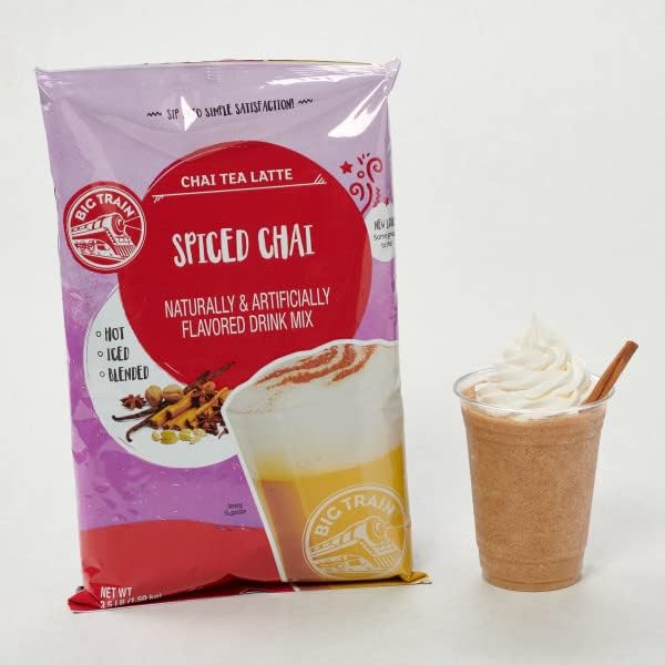 Big Train Spiced Chai Tea Latte Beverage Mix, 3.5 Pound (Pack of 1)